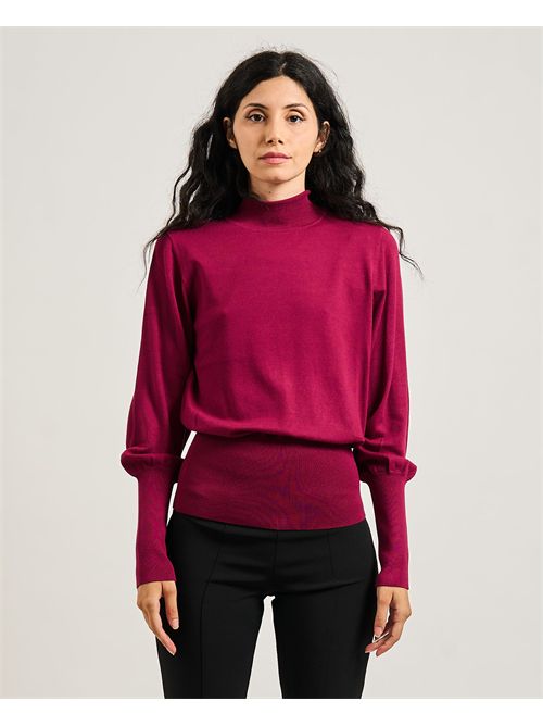 Silvian Heach women's turtleneck sweater SILVIAN HEACH | GPA25041LURED PLUM